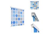 Vidaxl Tenda A Rullo Per Doccia 120X240 Cm Con Motivo A Cerchio - Tende Da Doccia
