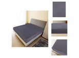 Vidaxl Lenzuolo Matrimoniale 2 Pz. Jersey Antracite 180X200 Cm In Cotone - Lenzuolo Per Letto