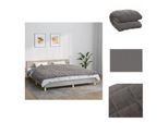 Vidaxl Coperta Pesata Grigia 155X220 Cm 11 Kg Tessuto - Coperte
