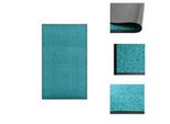 Vidaxl Zerbino Lavabile Ciano 90X150 Cm - Zerbini