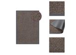 Vidaxl Zerbino Trapuntato 80X120 Cm Marrone Scuro - Zerbini