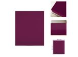 Vidaxl Lenzuolo A Pieghe In Jersey Rosso Bordeaux 100X200 Cm In Cotone - Lenzuolo Da Letto