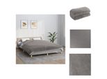 Vidaxl Coperta Pesata Con Rivestimento Grigio 200X220 Cm 9 Kg Di Tessuto - Coperte