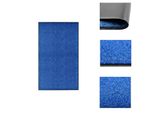 Zerbino Vidaxl Lavabile Blu 90X150 Cm - Zerbini