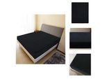 Vidaxl Lenzuolo Matrimoniale 2 Pz. Jersey Nero 140X200 Cm In Cotone - Lenzuolo Da Letto