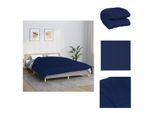 Vidaxl Coperta Pesata Blu 200X200 Cm 9 Kg Di Tessuto - Coperte