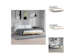 Vidaxl Struttura Letto Rovere Sonoma 200X200 Cm In Legno - Letti E Strutture Letto