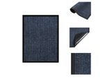 Zerbino Vidaxl A Righe Blu 60X80 Cm - Zerbini