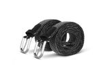 Cintura Elastica Hemmy (Confezione Da 2) 85Cm "Black & Grey"" Cintura Intrecciata Molte Varianti - Cintura In Tessuto Elastico Cintura Elastica Senza Fori Unisex"