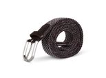 Cintura Elastica (Lunghezza: 85Cm) Marrone E Grigia Intrecciata - Cintura In Tessuto Elastico Cintura Elastica Senza Fori Unisex Regolabile All'infinito