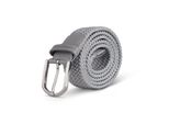 Cintura Elastica Hemmy (Lunghezza: 85Cm) Cintura Intrecciata Argento - Cintura In Tessuto Elastico Cintura Elastica Senza Fori Unisex Regolabile All'infinito