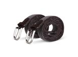 Cintura Elastica Hemmy ( Confezione Da 2 ) 85Cm "Brown & Grey"" Cintura Intrecciata Molte Varianti - Cintura In Tessuto Elastico Cintura Elastica Senza Fori Unisex"