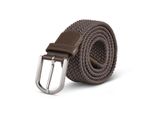 Cintura Elastica (Lunghezza: 105Cm) Intrecciata Taupe - Cintura In Tessuto Elasticizzato Cintura Elastica Senza Fori Unisex Regolabile All'infinito
