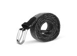 Cintura Elastica Hemmy (Lunghezza: 85Cm) Cintura Intrecciata Bianca E Nera - Cintura In Tessuto Elastico Cintura Elastica Senza Fori Unisex Regolabile All'infinito