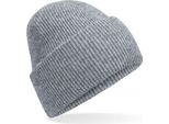 Beechfield B385R | Classic Engineered Deep Cuffed Beanie - Farbe: Ash - GrößE: Taglia Unica