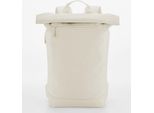 Bagbase BG871 | Simplicity Roll-Top Backpack Lite Zaino - Colore: Beige - Dimensioni: 43 X 34 X 11 Cm