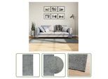 The Living Store Tappeto Shaggy A Pelo Alto Verde Moderno 100X200 Cm