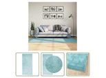 The Living Store Tappeto Oviedo A Pelo Corto Verde 100X200 Cm