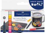 Faber-Castell 160705 Pennarello Creativo Faber-Castell, Confezione Da 6 "Brezza D'estate"""