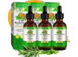 Olio Per Capelli 3 In 1 Olio Essenziale Olio Di Rosmarino Olio Di Menta Piperita Olio Di Semi Di Zucca Capelli Ciglia Bio Vegan, 3X 60Ml