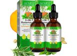 Olio Per Capelli 3 In 1 Olio Essenziale Olio Di Rosmarino Olio Di Menta Piperita Olio Di Semi Di Zucca Capelli Ciglia Bio Vegano, 2X 60Ml