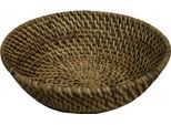 Cestino Con Ciotola Cestino Intrecciato In Materiale Naturale 100% Rattan Ata