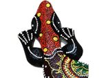 Geco Lucertola Figura Decorativa Decorazione Da Parete Figura In Legno Figura Da Parete Africa Asia Dotpainted Dotpainting Salamandra, L