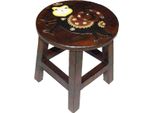 Sgabello In Legno Per Bambini Sgabello Sgabello Sgabello Sgabello Sgabello Sgabello In Legno Massiccio Sedia Con Decorazione Motivo Animale Marrone, Scimmia