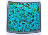 Mosaico Ciotola Argilla Ciotola Vetro Ciotola Decorazione Ciotola Mosaico Arti E Mestieri Vetro Pietre Decorazione Quadrato Colorato Grande, Blu