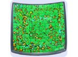 Ciotola A Mosaico Ciotola In Argilla Ciotola In Vetro Ciotola Decorazione Ciotola Mosaico Arti E Mestieri Vetro Pietre Decorazione Quadrato Colorato Grande, Verde