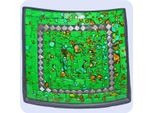 Mosaico Ciotola Argilla Ciotola Vetro Ciotola Decorazione Ciotola Mosaico Arti E Mestieri Vetro Pietre Decorazione Specchio Quadrato Grande, Verde