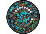 Mosaico Ciotola Argilla Ciotola Vetro Ciotola Decorazione Ciotola Mosaico Arti E Mestieri Vetro Pietre Decorazione Specchio Rotondo M, Blu