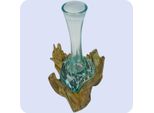 Vaso Di Vetro In Legno Di Radice Vaso Decorativo In Vetro Di Legno Regalo Oggetto Unico Design Vaso Di Fiori Caraffa