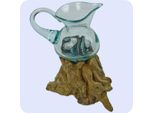 Vaso Di Vetro In Legno Di Radice Vaso Di Vetro Decorativo In Legno Regalo Oggetto Unico Design Vaso Di Fiori Brocca