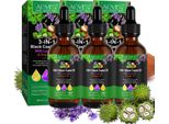 Olio Per Capelli 3-In-1 Olio Di Ricino + Olio Di Lavanda + Olio Di Argan Per Pelle E Capelli Biologico Vegano, 3X 60Ml