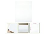 The Living Store Lenzuolo Matrimoniale 2 Pz. Jersey Bianco 160X200 Cm In Cotone