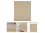 The Living Store Lenzuolo Matrimoniale 2 Pz. Jersey Taupe 100X200 Cm In Cotone