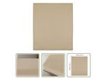 The Living Store Lenzuolo Matrimoniale 2 Pz. Jersey Taupe 180X200 Cm In Cotone