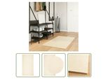 The Living Store Tappeto Huarte A Pelo Corto Morbido E Lavabile Crema 60X110 Cm
