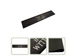 The Living Store Tappeto Da Cucina Lavabile Cup Nero 60X300 Cm Velluto