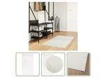 The Living Store Tappeto Oviedo A Pelo Corto Crema 60X110 Cm