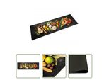 The Living Store Tappeto Cucina Lavabile Spezie 60X180 Cm Velluto