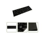 The Living Store Tappeto Da Cucina Lavabile Morning Nero 60X180 Cm Velluto