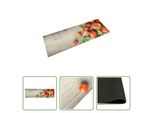 The Living Store Tappeto Cucina Lavabile Pomodori 45X150 Cm Velluto