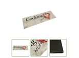 The Living Store Tappeto Da Cucina Lavabile Paprika 45X150 Cm Velluto