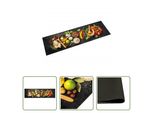 The Living Store Tappeto Cucina Lavabile Spezie 45X150 Cm Velluto