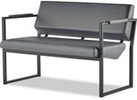 Divani In Pelle Divano Acciaio Inox Divano 2 Posti Pelle Nera Legno Due Posti
