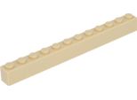 Lego® 50 Pezzi 6112 Mattoncini 1X12 Parte Mattoncini Base 50 Beige
