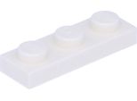 Piastra Lego® 1X3 3623 - 1 Pezzo Bianco