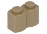 1X2 Pallisade - 50 Pezzi Beige Scuro